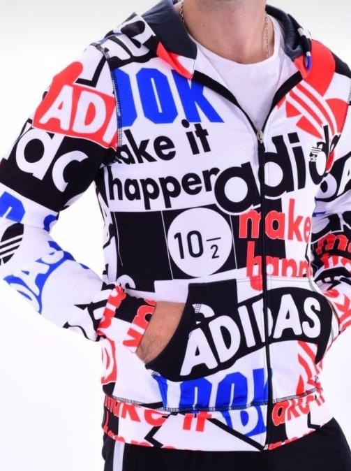 campera adidas hombre estampada