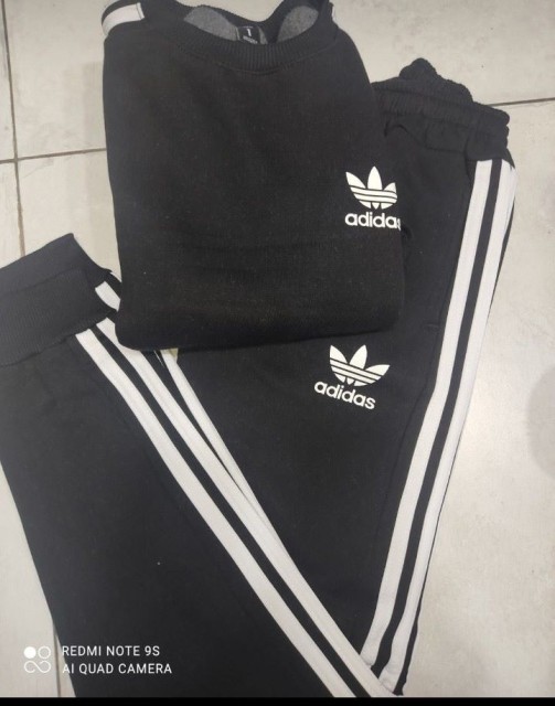 conjunto dama pantalon y buzo negro