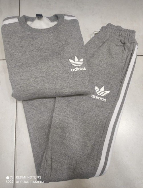 conjunto dama pantalon y buzo gris