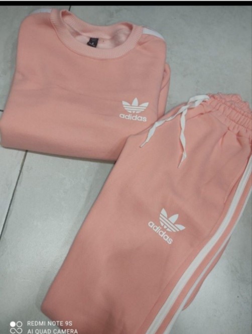 conjunto dama pantalon y buzo rosa