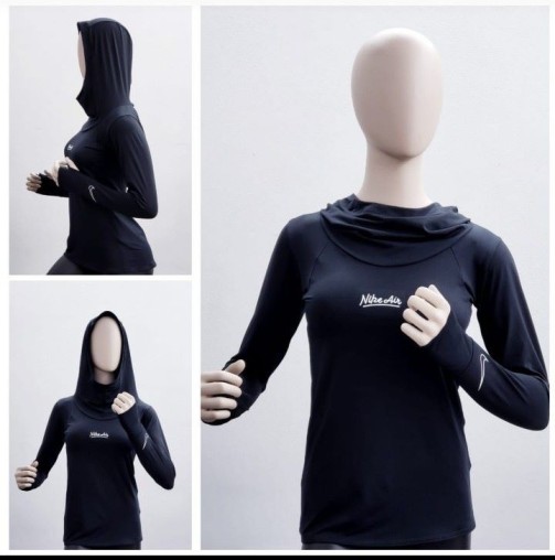 polera deportiva mujer negra