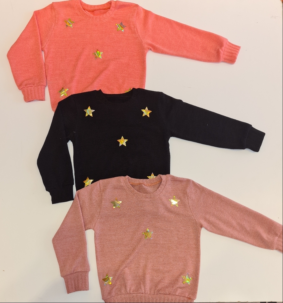 buzo nena lanilla con estrellas