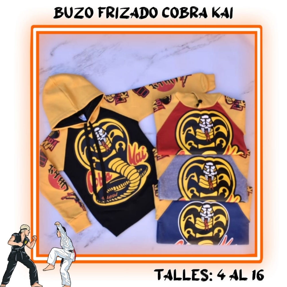 buzo varon cobra kai