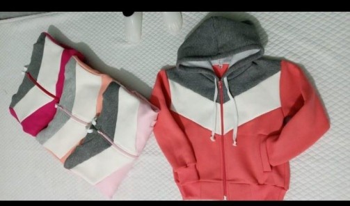 campera nena tricolor